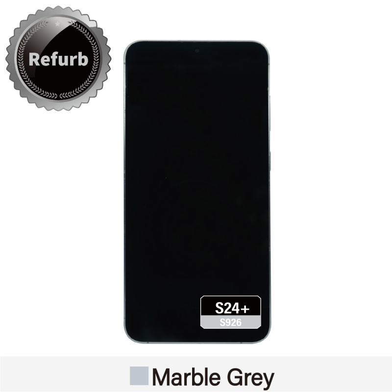 Refurbished Replacement OLED Screen With Frame for Samsung Galaxy S24 Plus - S926 - Marble Grey