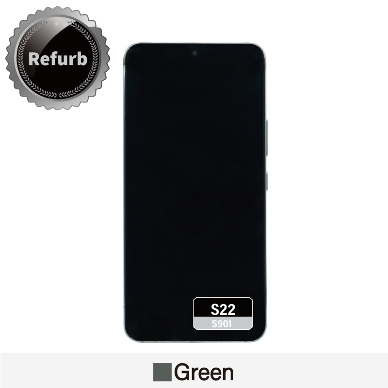 Refurbished Replacement OLED Screen With Frame for Samsung Galaxy S22 - S901 -  Green