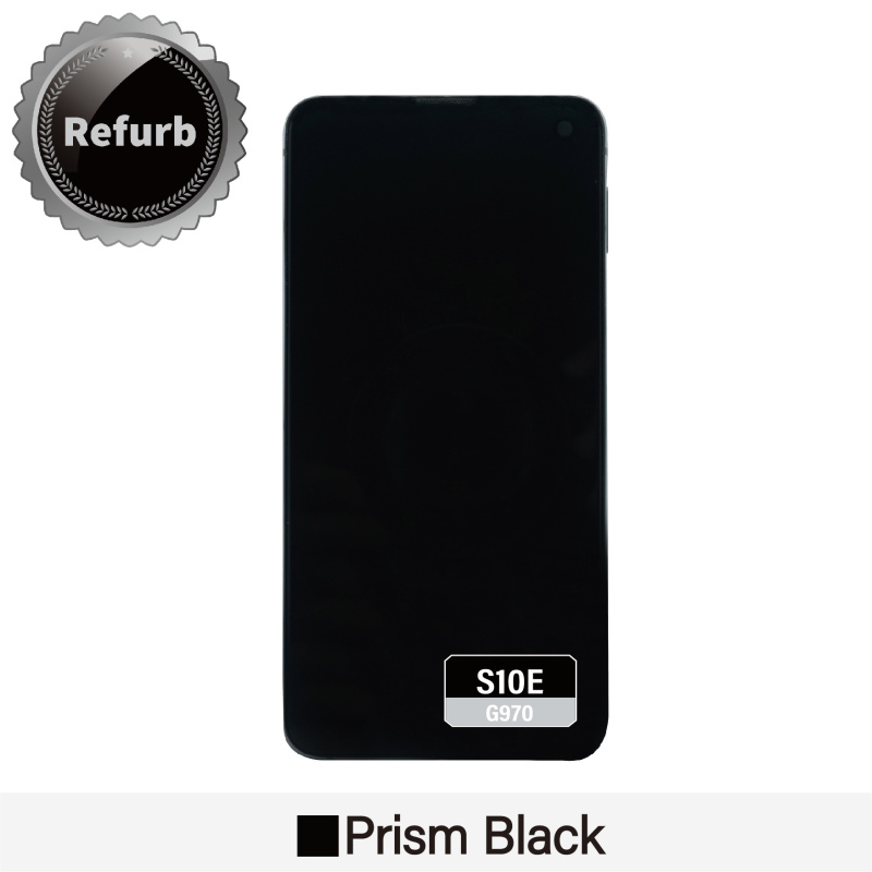 Refurbished Replacement OLED Screen With Frame for Samsung Galaxy S10E - G970F - Prism Black