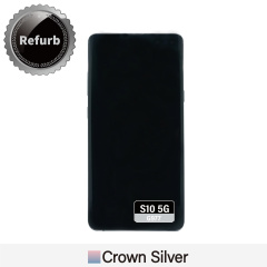 Refurbished Replacement OLED Screen With Frame for Samsung Galaxy S10 5G - G977F - Crown Silver
