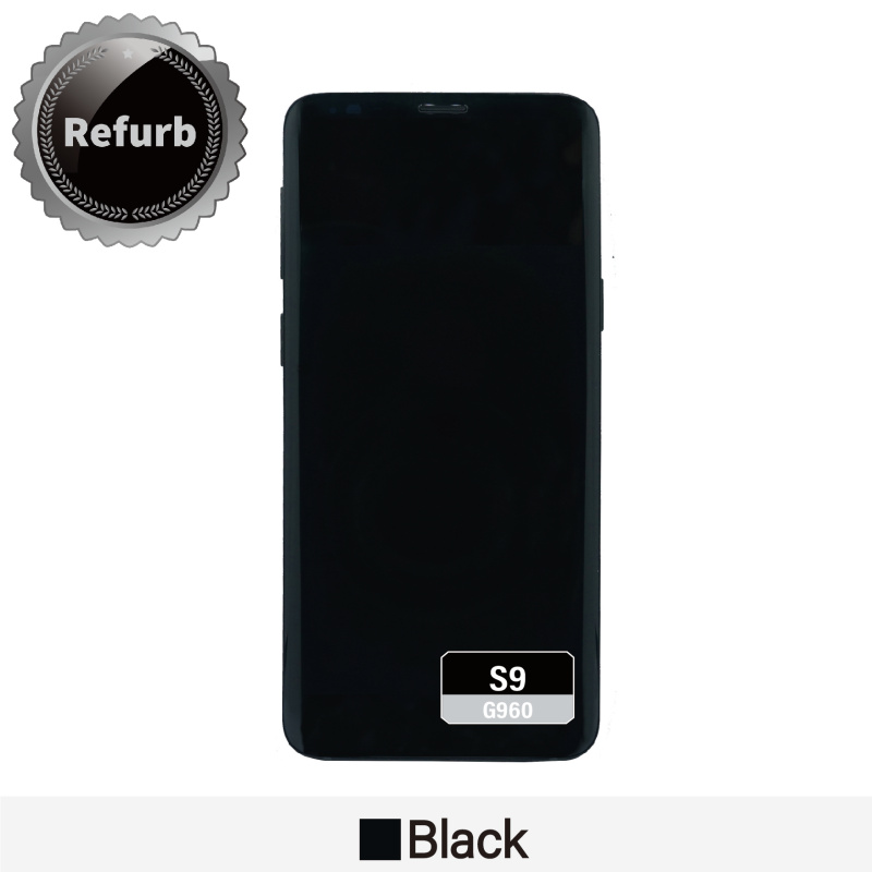 Refurbished Replacement OLED Screen With Frame for Samsung Galaxy S9 - G960F - Midnight Black