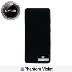 Refurbished Replacement OLED Screen With Frame for Samsung Galaxy S21 - G991 -  Phantom Violet