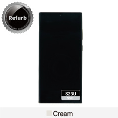 Refurbished Replacement OLED Screen With Frame for Samsung Galaxy S23 Ultra - S918 - Cream