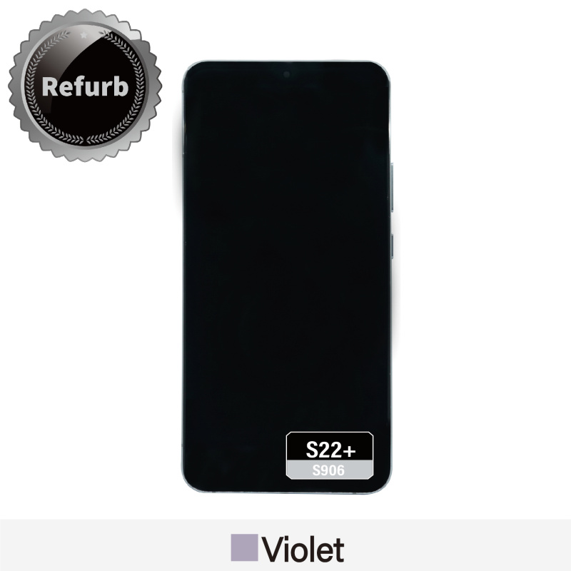 Refurbished Replacement OLED Screen With Frame for Samsung Galaxy S22 Plus - S906 -  Violet