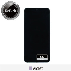 Refurbished Replacement OLED Screen With Frame for Samsung Galaxy S22 - S901 -  Violet