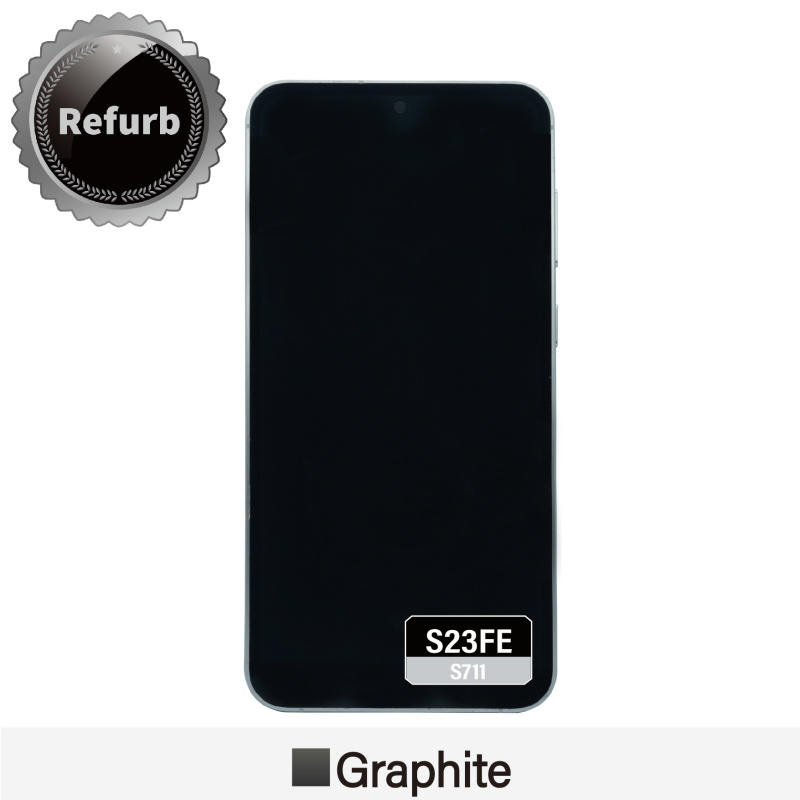 Refurbished Replacement OLED Screen With Frame for Samsung Galaxy S23 FE - S711 - Graphit