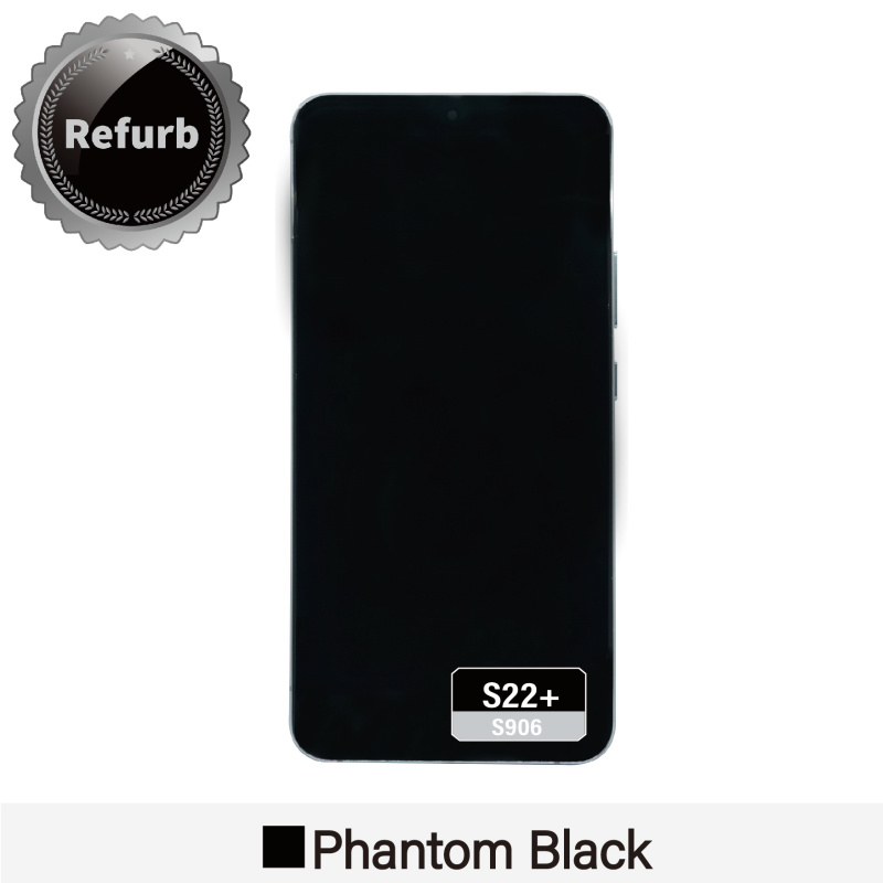 Refurbished Replacement OLED Screen With Frame for Samsung Galaxy S22 Plus - S906 -  Phantom Black