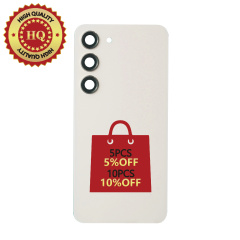 HQ Back Glass Replacement For Samsung Galaxy S23 - Cream