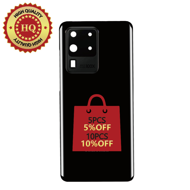 HQ Back Glass Replacement For Samsung Galaxy S20 Ultra - Cosmic Black