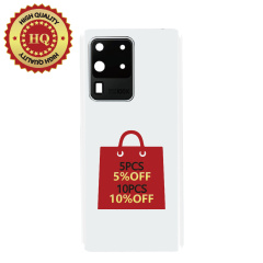 HQ Back Glass Replacement For Samsung Galaxy S20 Ultra - Cloud White