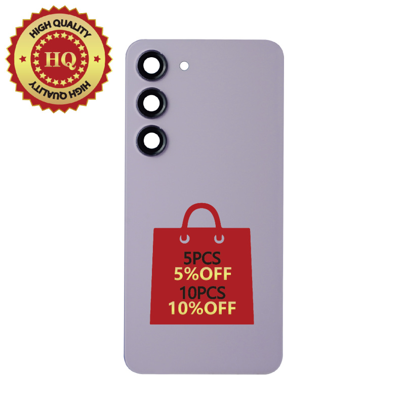HQ Back Glass Replacement For Samsung Galaxy S23 Plus - Lavender