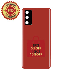 HQ Back Glass Replacement For Samsung Galaxy S20FE - Red