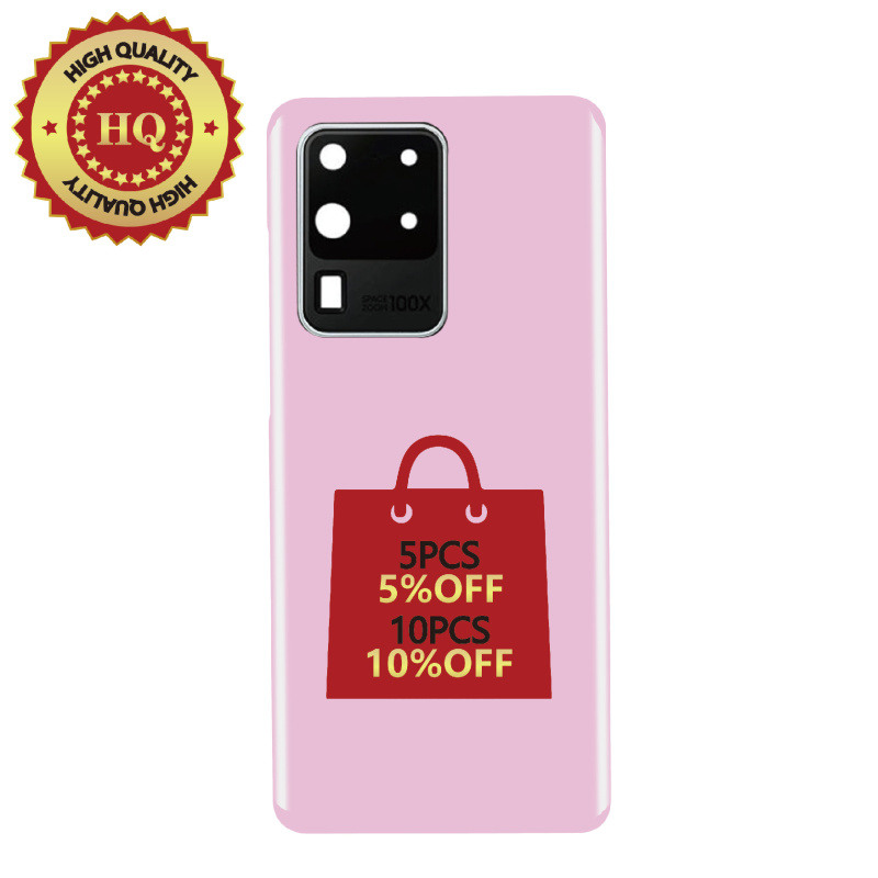 HQ Back Glass Replacement For Samsung Galaxy S20 Ultra - Cloud Pink