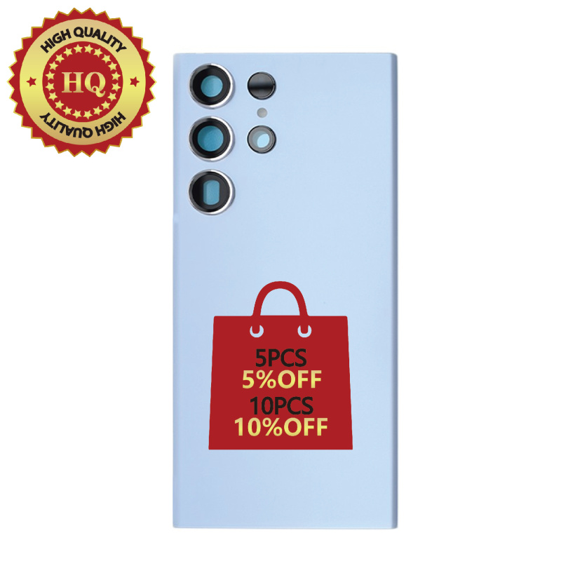 HQ Back Glass Replacement For Samsung Galaxy S23 Ultra - Sky Blue
