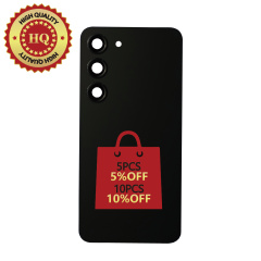 HQ Back Glass Replacement For Samsung Galaxy S23 Plus - Phantom Black
