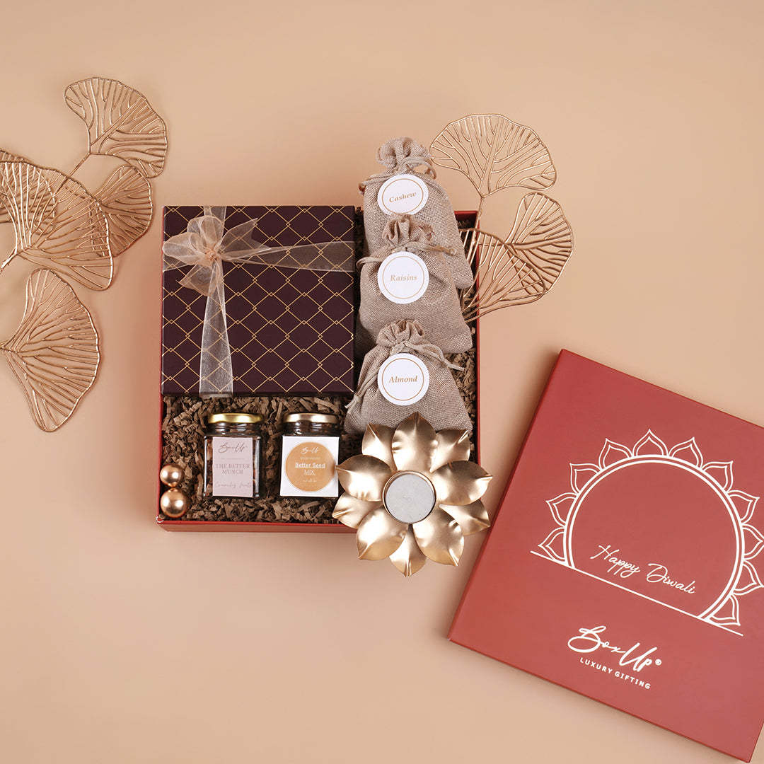 Customable Luxury Gift Box Packaging Lid And Base Box Chocolate Gift Box With Greeting Card