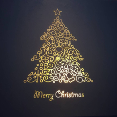 Large Rigid Luxury Box Skincare Cosmetic Magnet Boxes Christmas Decoration Gift Box Packaging With Ribbon
