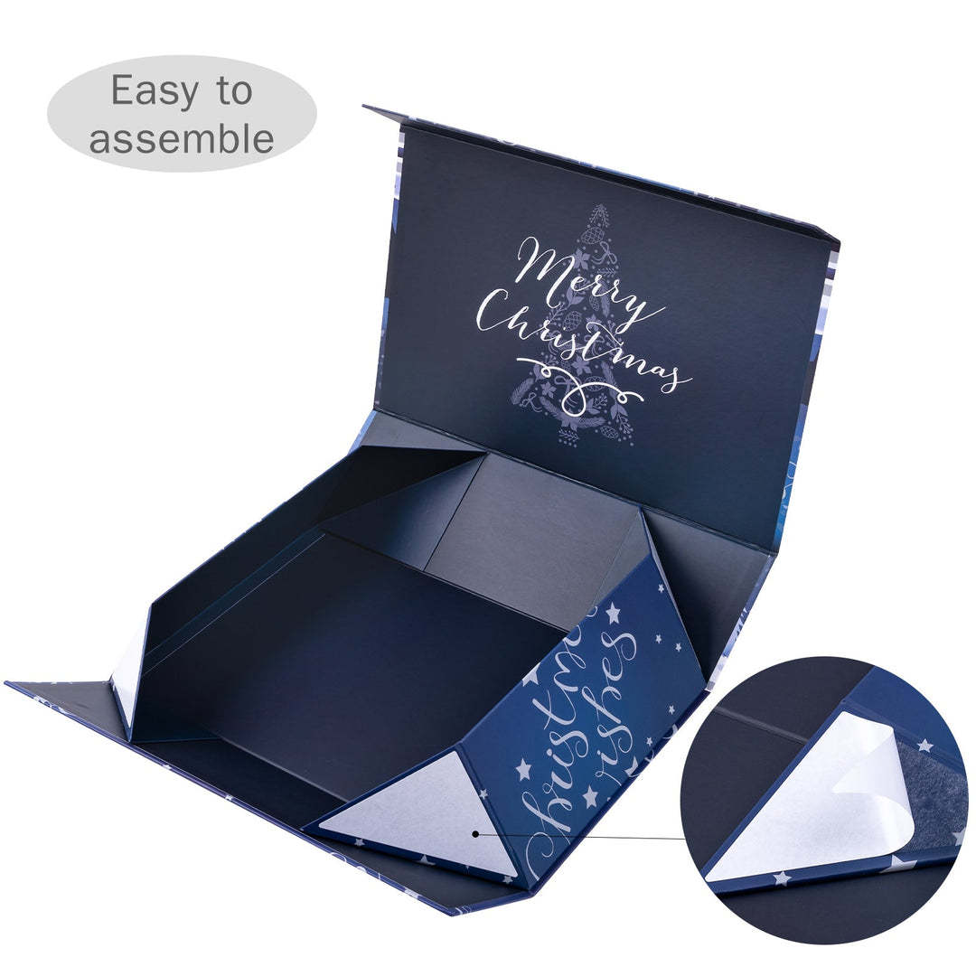 Custom Logo Luxury Paper Magnet Boxes Wholesale Printed Christmas Gift Boxes For Present