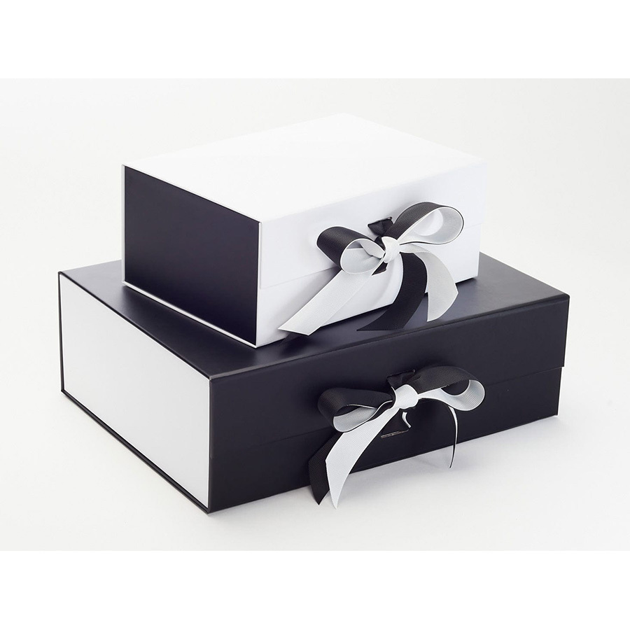 Custom Printing Luxury Rigid Gift Box Wholesale Folding Box With Ribbon Bow