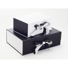 Custom Printing Luxury Rigid Gift Box Wholesale Folding Box With Ribbon Bow