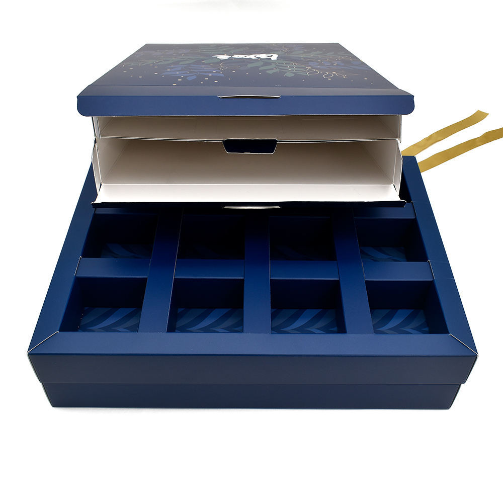 Wholesale Chocolate Packaging Box Luxury Cookies Ribbon Cardboard Boxes Chocolate Gift Boxes