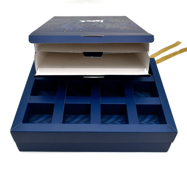 Wholesale Chocolate Packaging Box Luxury Cookies Ribbon Cardboard Boxes Chocolate Gift Boxes