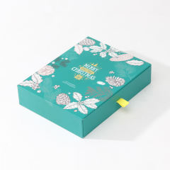 Luxury Private Label Pull Out Box Chocolate Drawer Box Blue Color Packaging Chocolate Gift Boxes