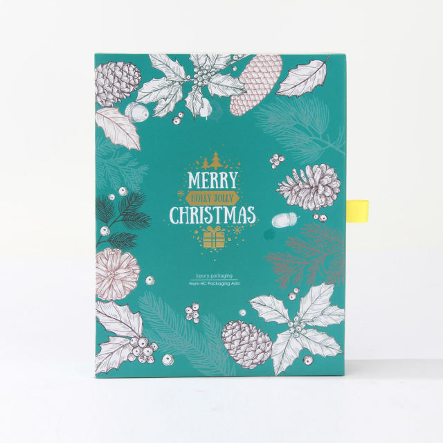 Luxury Private Label Pull Out Box Chocolate Drawer Box Blue Color Packaging Chocolate Gift Boxes