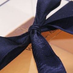 Customizable Clear Plastic Gift Box Recyclable Jewelry Box Drawer Box With Exquisite Ribbon