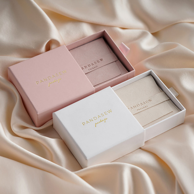 Wholesale Custom Logo Rigid Pull Out Drawer Box Fancy Gift Box With Ribbon