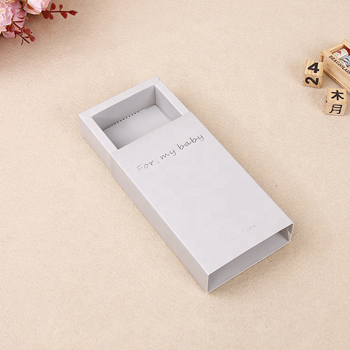 Custom Logo White Drawer Cardboard Jewelry Box Luxury Jewelry Bracelet Packaging Box