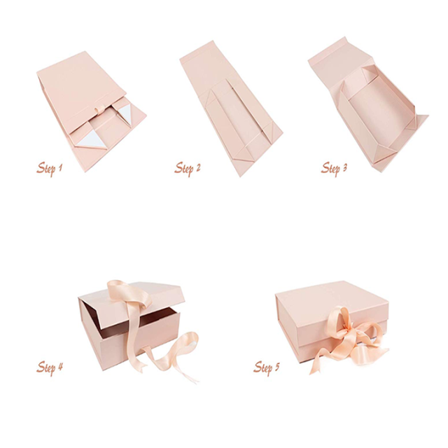 Custom Luxury Packing Folding Gift Box Magnetic Paper Box Packaging With Magnetic Flap Closure
