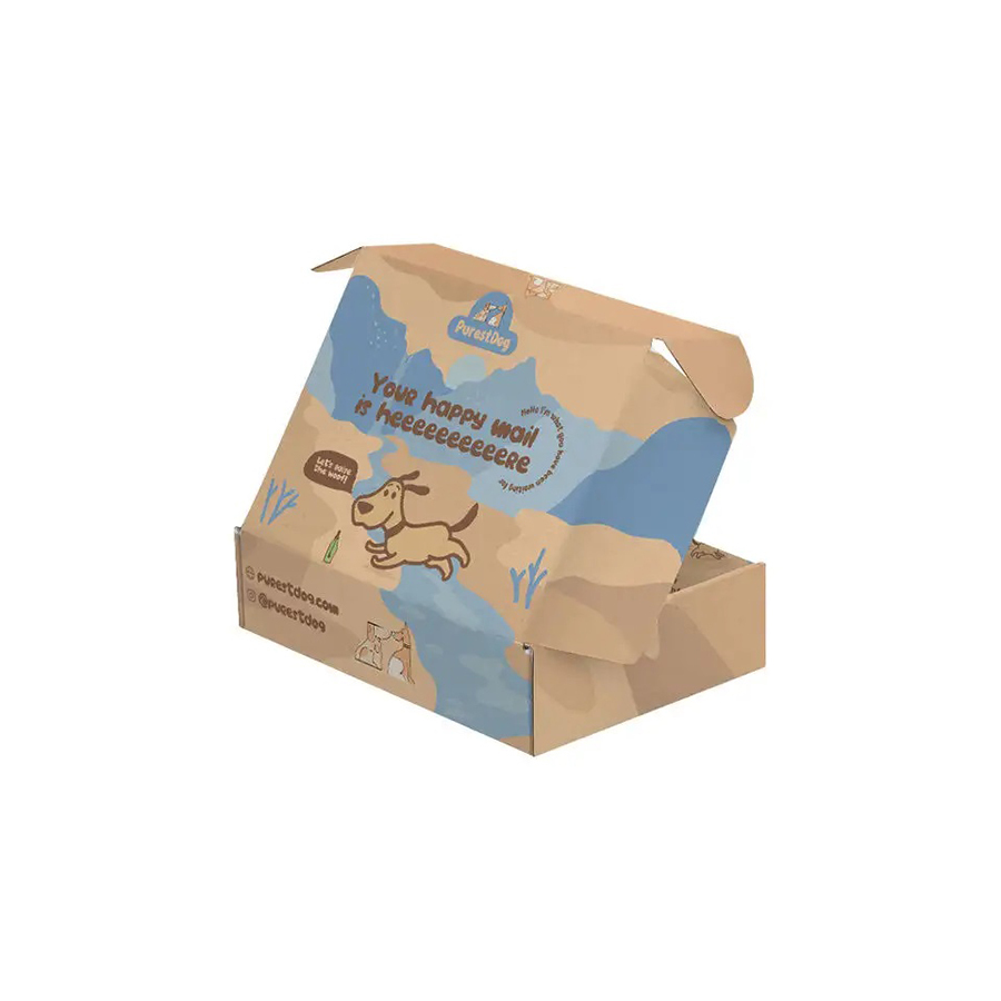 Custom Design Corrugated Box Custom Logo Corrugated Aircraft Box Express Mailer For Shoe Clothing Shipping