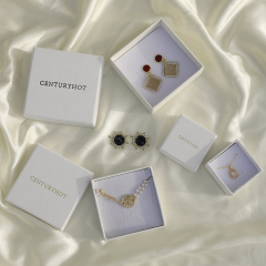 Wholesale Jewelry Package Custom Jewellery Box Luxury Bracelet Necklace Earrings Ring Box Packaging Jewelry Box