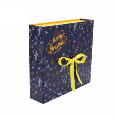 Luxurious DIY Custom Blind Box Surprise Mystery Gift Box Calendar Box With Ribbon