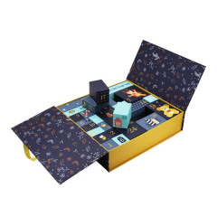 Luxurious DIY Custom Blind Box Surprise Mystery Gift Box Calendar Box With Ribbon