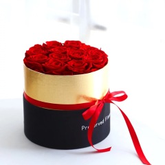 Customizable Design Round Tube Gift Packaging Box Flower Round Tube Packaging Box With Ribbon
