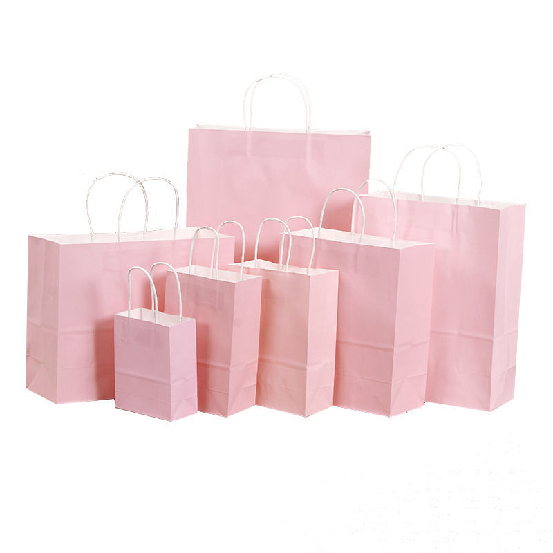 Colorful Cardboard Paper Bag Custom Printed Logo Gift Bag Shopping Luxury Clothing Paper Bag