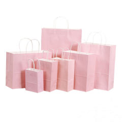 Colorful Cardboard Paper Bag Custom Printed Logo Gift Bag Shopping Luxury Clothing Paper Bag