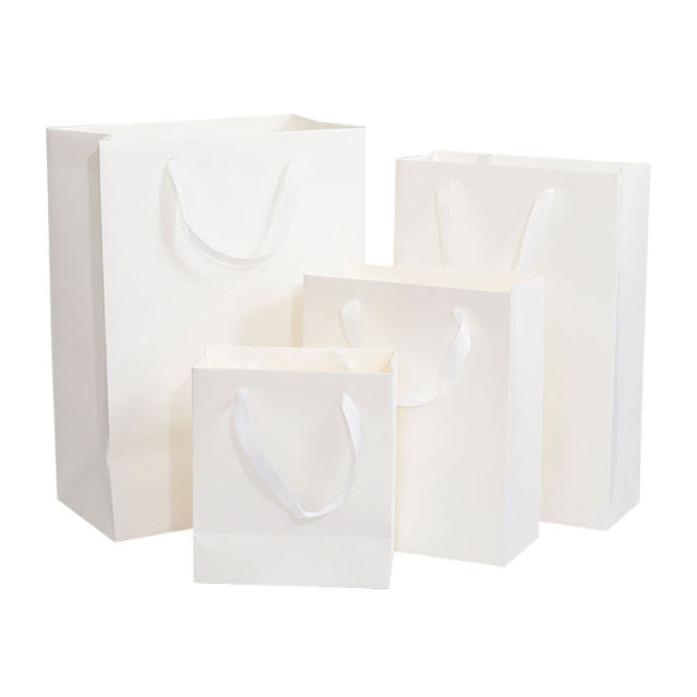 Colorful Cardboard Paper Bag Custom Printed Logo Gift Bag Shopping Luxury Clothing Paper Bag