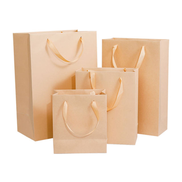Colorful Cardboard Paper Bag Custom Printed Logo Gift Bag Shopping Luxury Clothing Paper Bag