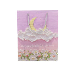 Custom Printed Logo Luxury Paper Bag Clothing Shopping Gift Bag Boutique Recyclable Painting Paper Bag