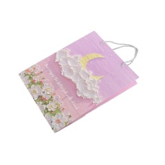 Custom Printed Logo Luxury Paper Bag Clothing Shopping Gift Bag Boutique Recyclable Painting Paper Bag