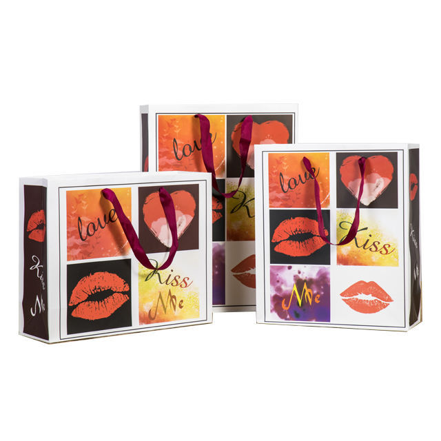 Luxury Custom Paper Bags Packaging White Paper Bag With Your Own Logo
