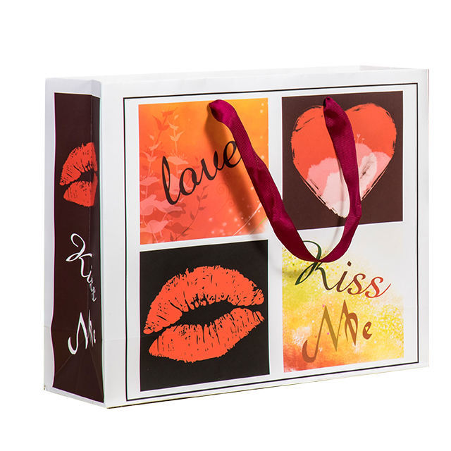 Luxury Custom Paper Bags Packaging White Paper Bag With Your Own Logo