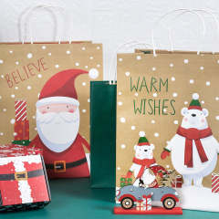 Customizable Design And Size Gift bags Christmas Gift Paper Bags
