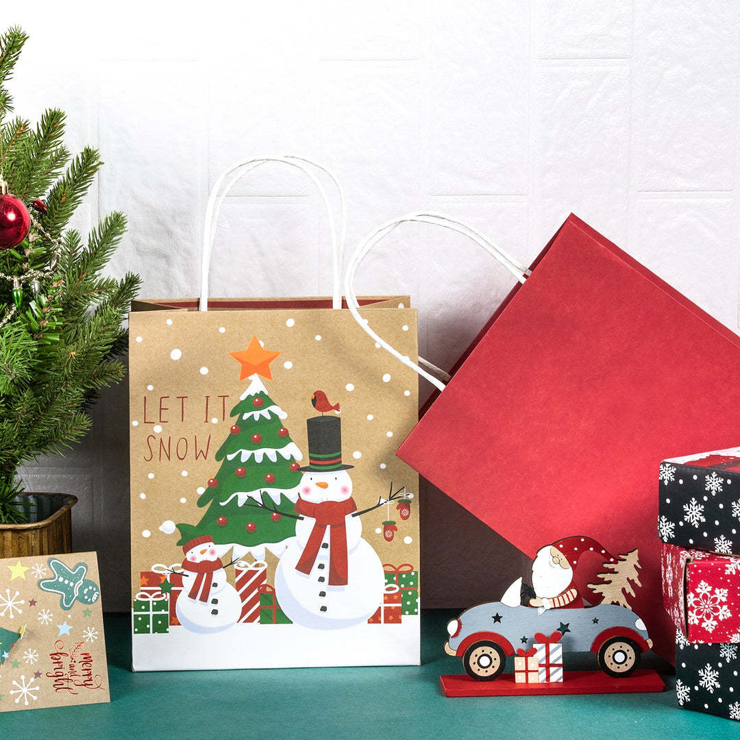 Customizable Design And Size Gift bags Christmas Gift Paper Bags