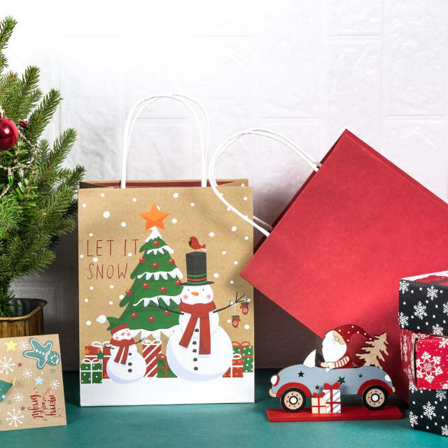 Customizable Design And Size Gift bags Christmas Gift Paper Bags