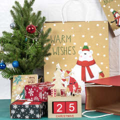 Customizable Design And Size Gift bags Christmas Gift Paper Bags