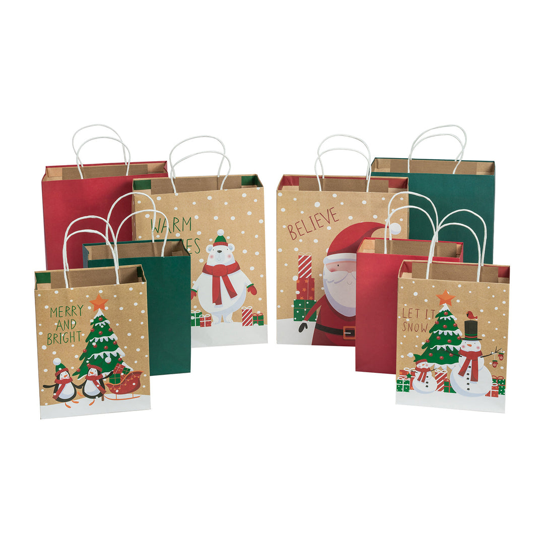 Customizable Design And Size Gift bags Christmas Gift Paper Bags